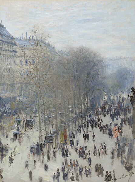 Claude Monet, 1873-74, Boulevard des Capucines, Nelson-Atkins Museum_of_Art, Kansas City - USA